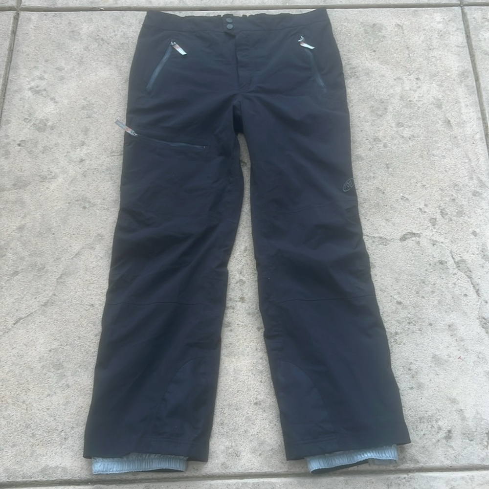 Cloudveil Men's Black Waterproof Nylon Hiking Snow Shell Pants Size XL